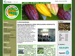 Thumbnail do site Instituto Biofbrica de Cacau