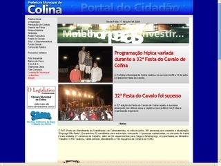 Thumbnail do site Prefeitura Municipal de Colina