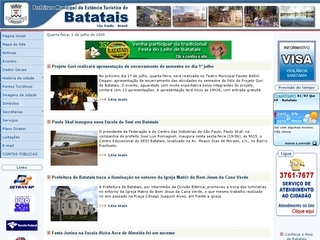 Thumbnail do site Prefeitura Municipal de Batatais