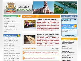 Thumbnail do site Prefeitura Municipal de Igarapava