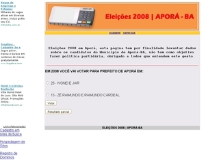 Thumbnail do site Site da Cidade de Apor - Bahia!!!