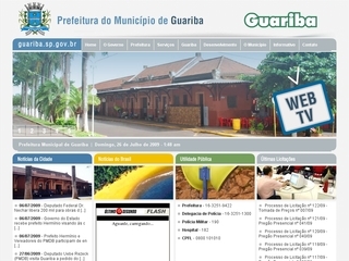 Thumbnail do site Prefeitura Municipal de Guariba