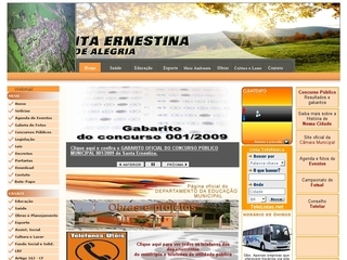 Thumbnail do site Prefeitura Municipal de Santa Ernestina