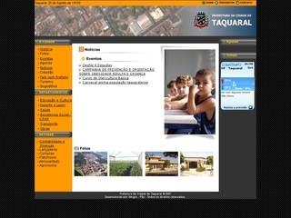 Thumbnail do site Prefeitura Municipal de Taquaral