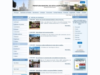 Thumbnail do site Prefeitura Municipal de Vista Alegre do Alto