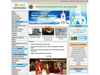 Thumbnail do site Prefeitura Municipal de Sertozinho