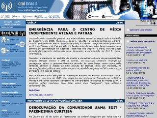 Thumbnail do site Centro de Mdia Independente - Brasil