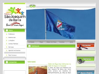 Thumbnail do site Prefeitura Municipal de São Joaquim da Barra