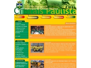 Thumbnail do site Prefeitura Municipal de Cristais Paulista