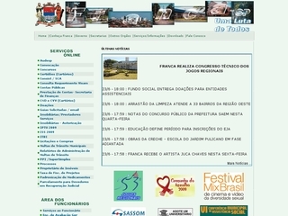 Thumbnail do site Prefeitura Municipal de Franca