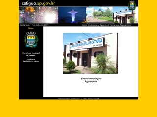 Thumbnail do site Prefeitura Municipal de Catigu