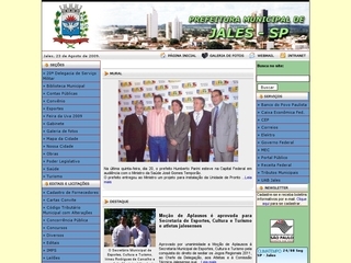 Thumbnail do site Prefeitura Municipal de Jales