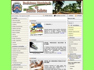 Thumbnail do site Prefeitura Municipal de Santa Salete