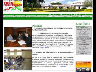 Thumbnail do site Prefeitura Municipal de Trs Fronteiras