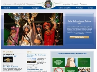 Thumbnail do site Prefeitura Municipal de Guapiau