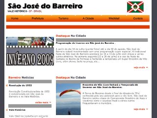 Thumbnail do site Prefeitura Municipal de So Jos do Barreiro