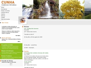 Thumbnail do site Prefeitura Municipal de Cunha