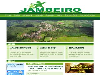 Thumbnail do site Prefeitura Municipal de Jambeiro
