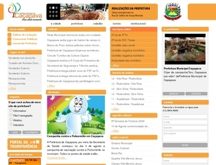 Thumbnail do site Prefeitura Municipal de Caapava