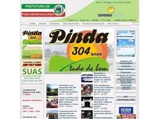 Thumbnail do site Prefeitura Municipal de Pindamonhangaba