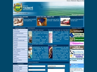 Thumbnail do site Prefeitura Municipal de Taubat