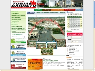 Thumbnail do site Prefeitura Municipal de Tobias Barreto
