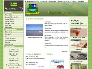 Thumbnail do site Prefeitura Municipal de Arapoema
