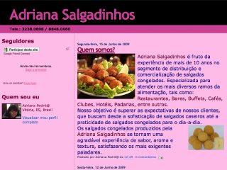 Thumbnail do site Adriana Salgadinhos