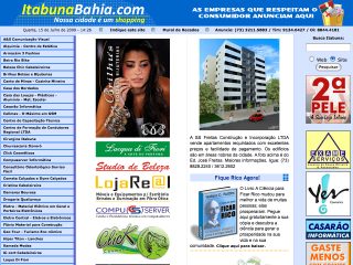 Thumbnail do site Itabunabahia.com.br - Comrcio de Itabuna
