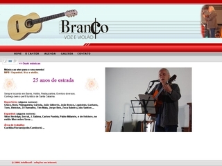 Thumbnail do site Branco Voz & Violão
