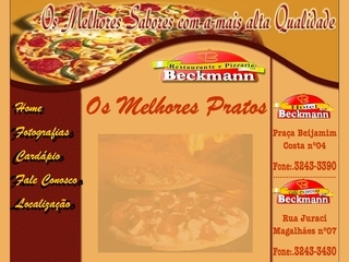 Thumbnail do site Restaurante & Pizzaria Beckmann
