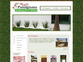 Thumbnail do site RLS Paisagismo