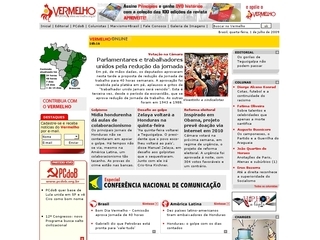Thumbnail do site Partido Comunista do Brasil (PCdoB)