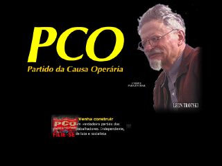 Thumbnail do site Partido da Causa Operária (PCO)