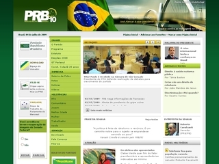 Thumbnail do site Partido Republicano Brasileiro (PRB)