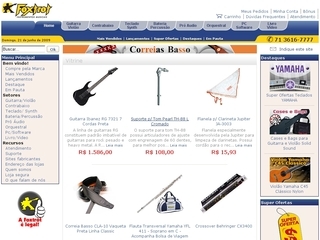 Thumbnail do site Foxtrot Instrumentos Musicais
