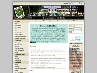 Thumbnail do site FMRP - Faculdade de Medicina de Ribeiro Preto
