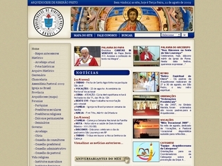Thumbnail do site Arquidiocese de Ribeiro Preto