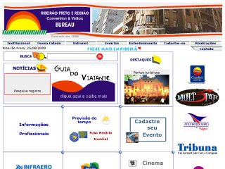 Thumbnail do site Ribeiro e Regio - Convention & Visitors Bureau