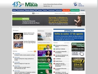 Thumbnail do site Centro Universitrio Baro de Mau