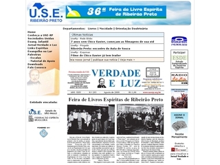 Thumbnail do site USERP - Ribeiro Preto: Unio das Sociedades Espritas