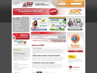 Thumbnail do site ACIRP - Associao Comercial e Industrial de Ribeiro Preto