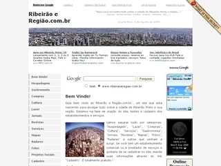 Thumbnail do site Ribeiro e Regio