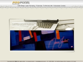 Thumbnail do site Propixel - Agncia Web
