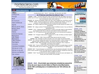 Thumbnail do site MontesClaros.com