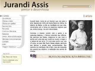 Thumbnail do site Jurandi Assis - Artista plstico