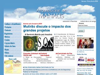 Thumbnail do site Arquidiocese de Manaus