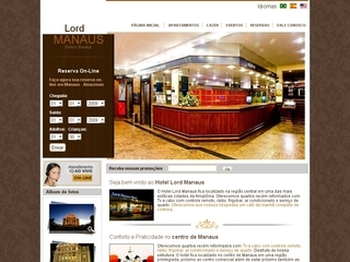 Thumbnail do site Lord Manaus Hotel