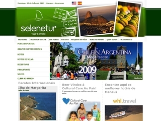 Thumbnail do site Selenetur - Agncia de Turismo