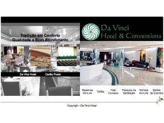 Thumbnail do site Hotel da Vinci